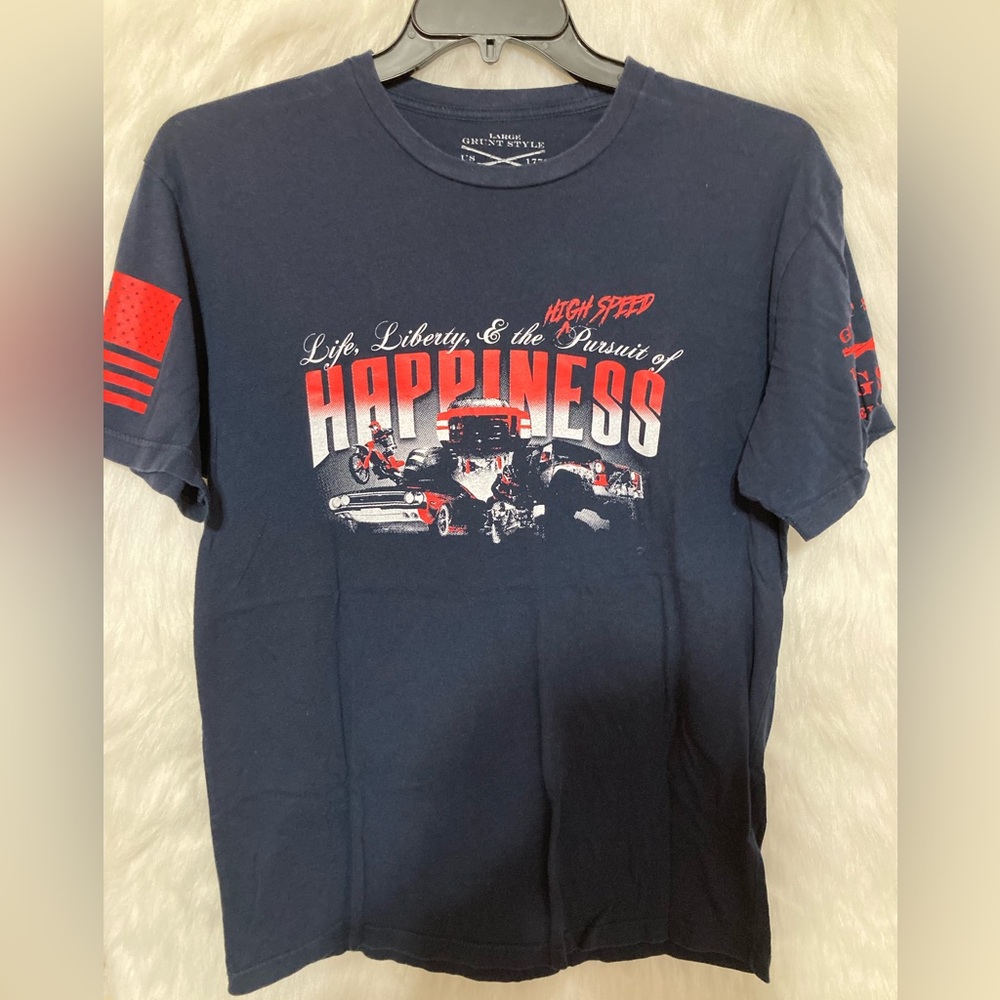 Men’s Grunt Style High Speed Happiness T-shirt size Large